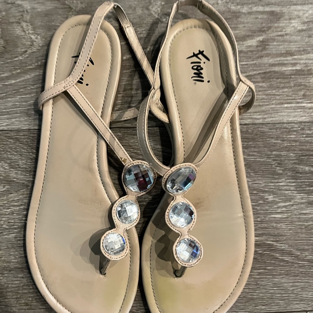 Nude sandals